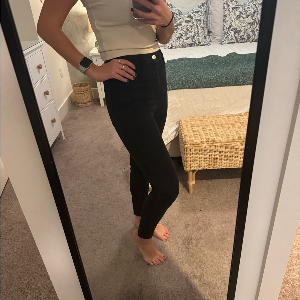 Zara black skinny jeans